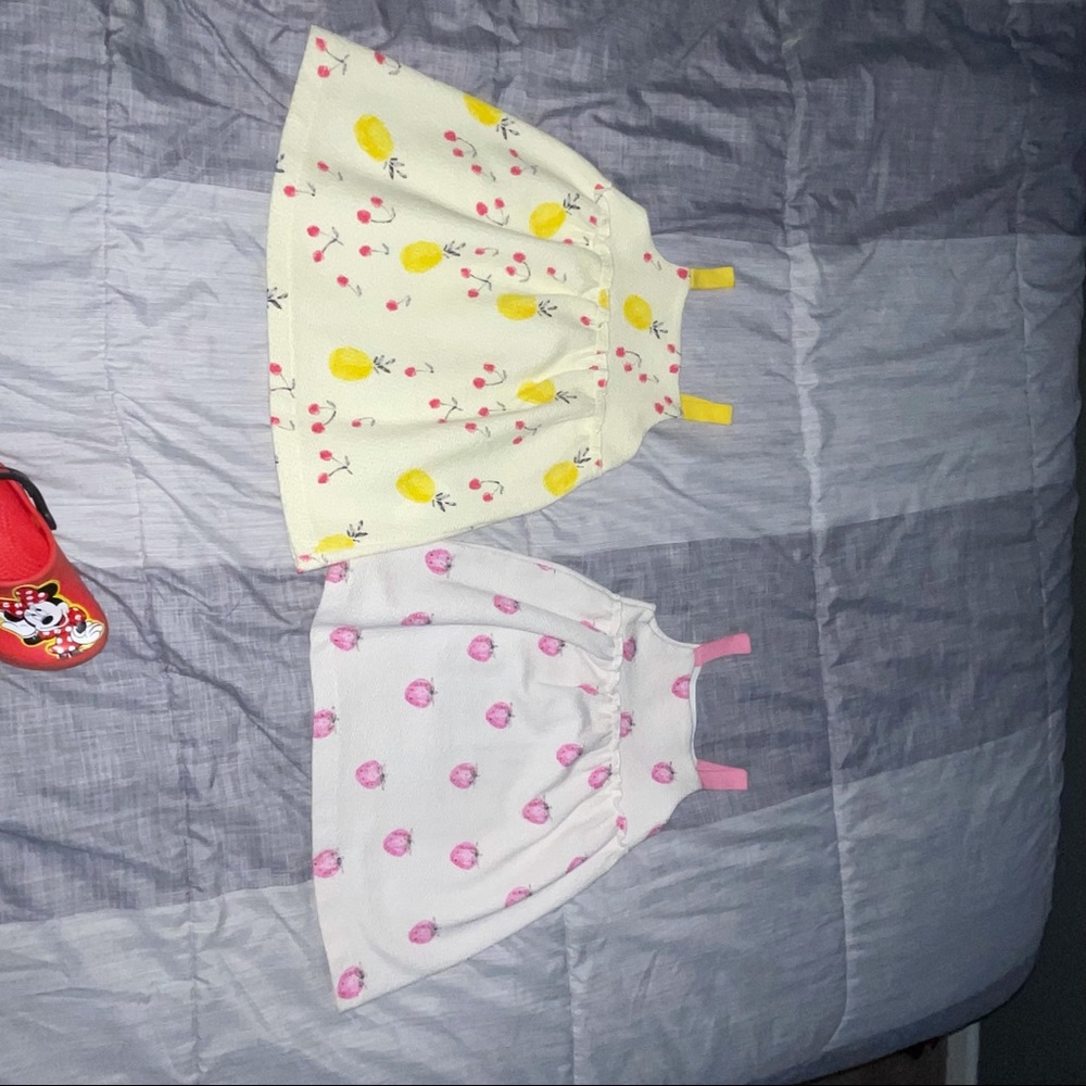 EUC Two Zara Fruit Dresses 18-24